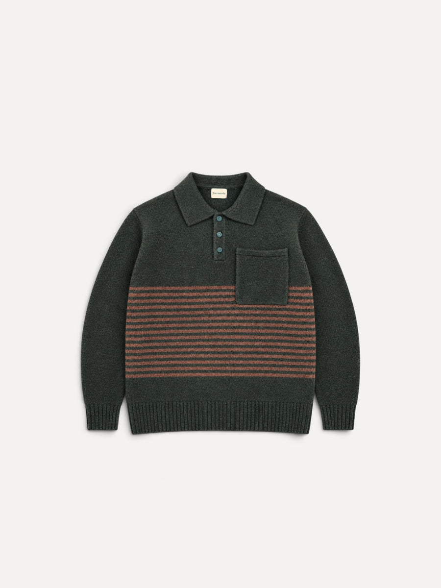 L/S knitted Polo's