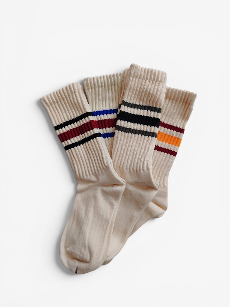 Vintage Style Socks in a can