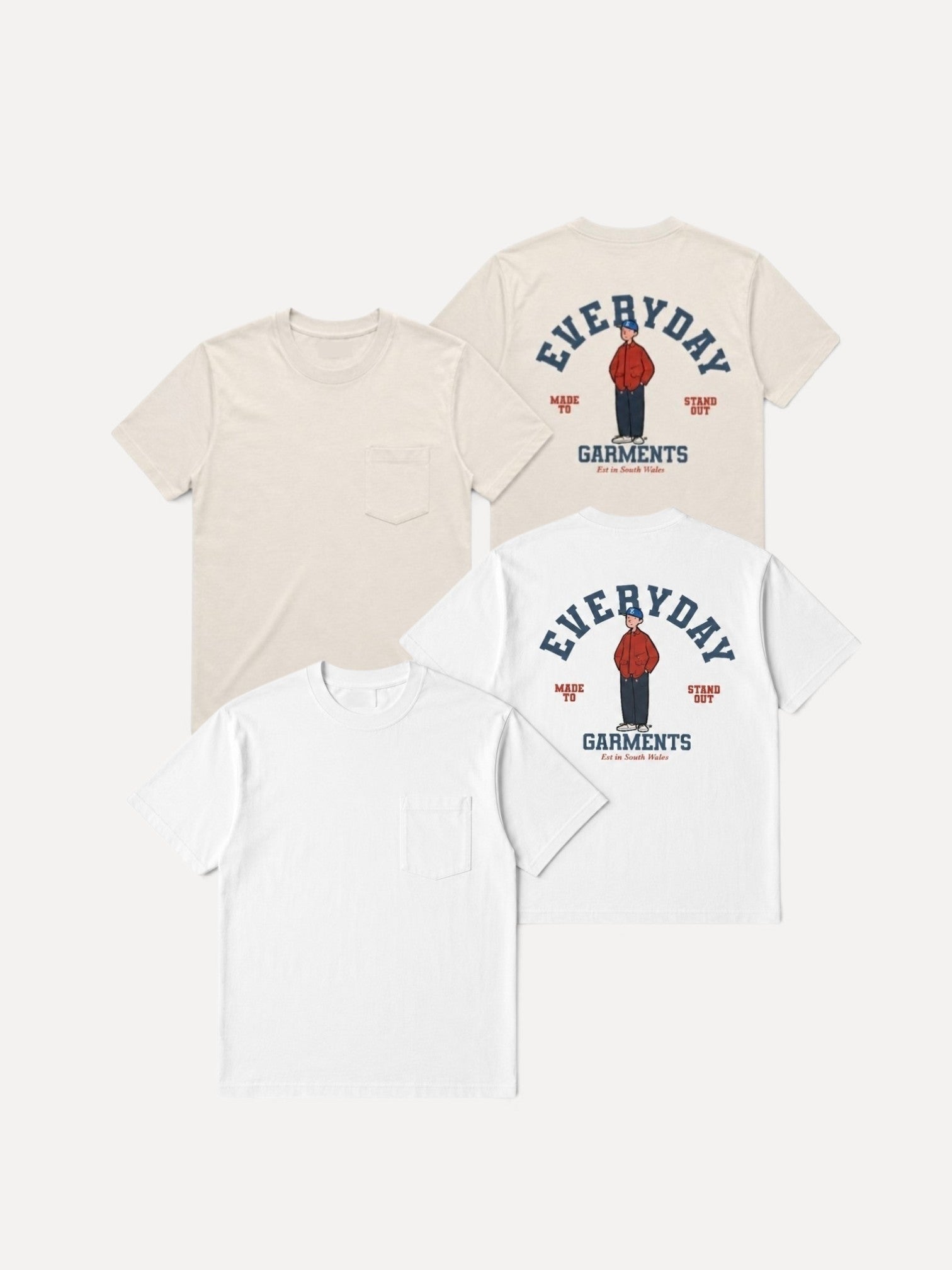 Ivy Boys Pocket Tees