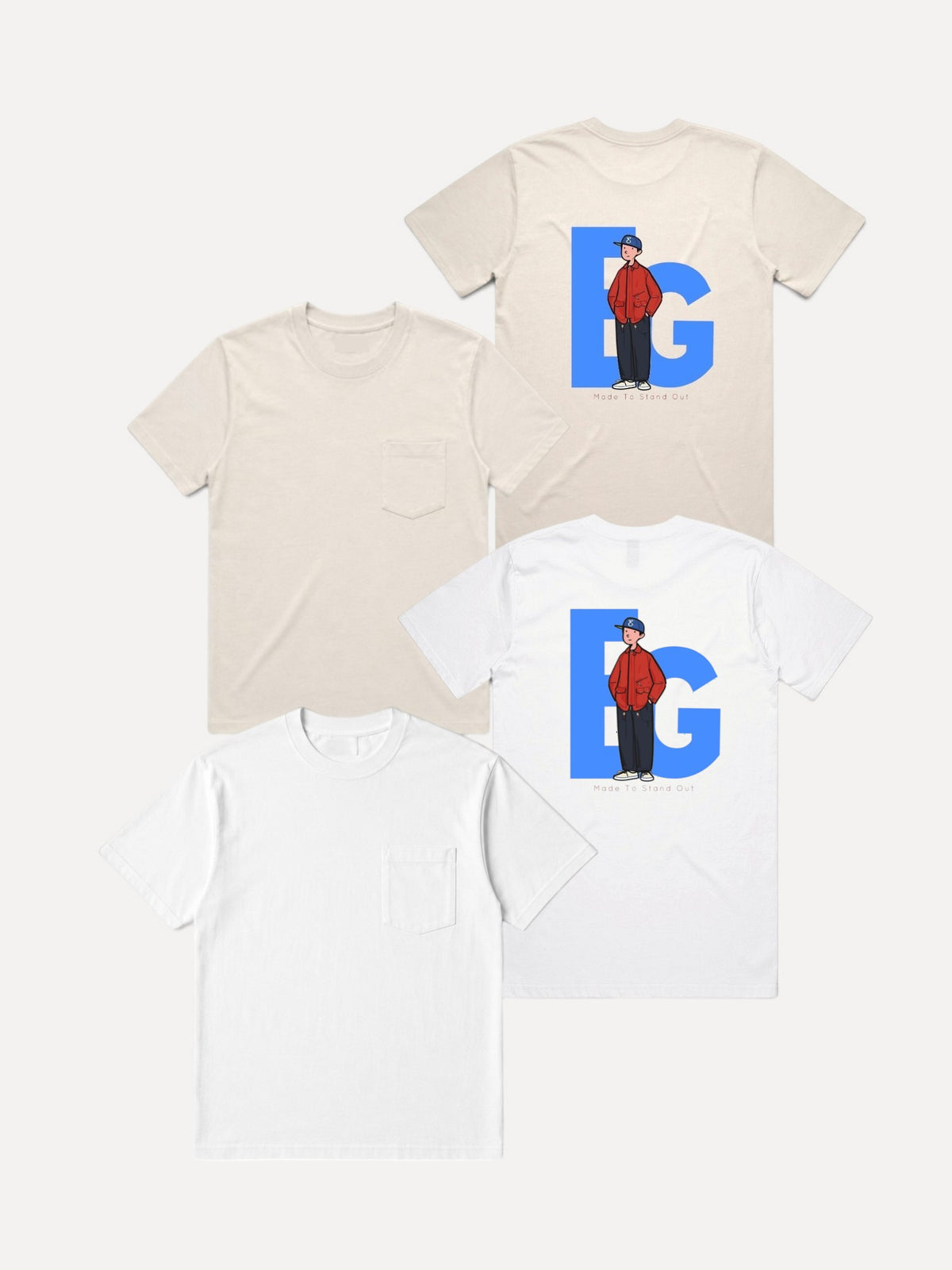 Ivy Boys Pocket Tees